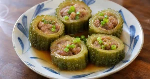 苦瓜鑲肉做法｜用日本沖繩ゴーヤ也能做出台式家常味