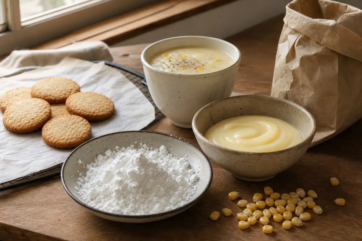日本コーンスターチ可替代玉米澱粉用於濃湯甜點餅乾