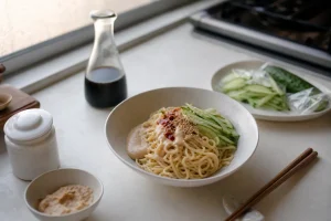 日本材料版台式麻醬涼麵